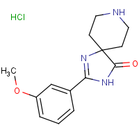 CAS:  | OR306673 | 2-(3-Methoxyphenyl)-1,3,8-triazaspiro[4.5]dec-1-en-4-one hydrochloride