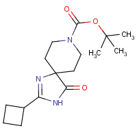 CAS: | OR306676 | tert-Butyl 2-cyclobutyl-4-oxo-1,3,8-triazaspiro[4.5]dec-1-ene-8-carboxylate