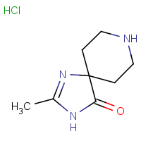 CAS:  | OR306677 | 2-Methyl-1,3,8-triazaspiro[4.5]dec-1-en-4-one hydrochloride