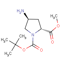 CAS: 254881-77-1 | OR30679 | 1-tert-Butyl 2-methyl (2R,4S)-4-aminopyrrolidine-1,2-dicarboxylate