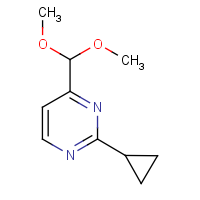 CAS:914348-07-5 | OR307050 | 4-Dimethoxymethyl-2-cyclopropyl-pyrimidine