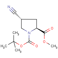 CAS:194163-91-2 | OR307067 | 1-tert-Butyl 2-methyl (2S,4R)-4-cyanopyrrolidine-1,2-dicarboxylate