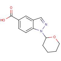 CAS: 1000576-28-2 | OR30728 | 1-(Tetrahydro-2H-pyran-2-yl)-1H-indazole-5-carboxylic acid