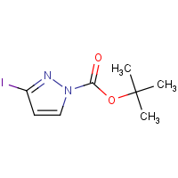 CAS: 1233513-13-7 | OR307292 | tert Butyl 3-iodo-1H-pyrazole-1-carboxylate