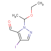 CAS: 1639858-85-7 | OR307304 | 1-(1-Ethoxyethyl)-4-iodo-1H-pyrazole-5-carbaldehyde