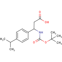 CAS:453557-73-8 | OR307574 | 3-tert-Butoxycarbonylamino-3-(4-isopropylphenyl)-propionic acid