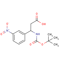 CAS:284492-22-4 | OR307578 | 3-tert-Butoxycarbonylamino-3-(3-nitro-phenyl)-propionic acid