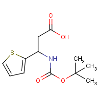CAS:53030-49-2 | OR307580 | 3-tert-Butoxycarbonylamino-3-thiophen-2-yl-propionic acid