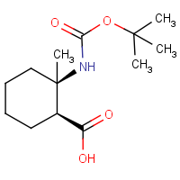 CAS:1175673-63-8 | OR307583 | cis-2-tert-Butoxycarbonylamino-2-methyl-cyclohexanecarboxylic acid