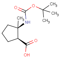 CAS: 1212127-10-0 | OR307584 | cis-2-tert-Butoxycarbonylamino-2-methyl-cyclopentanecarboxylic acid