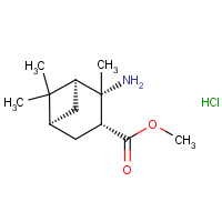 CAS:  | OR307588 | (1S,2S,3R,5S)-2-Amino-2,6,6-trimethyl-bicyclo[3.1.1]heptane-3-carboxylic acid methyl ester hydrochloride