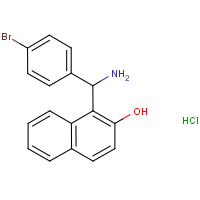CAS: 1170560-78-7 | OR307611 | 1-[Amino-(4-bromo-phenyl)-methyl]-naphthalen-2-ol hydrochloride