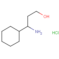 CAS: 1173031-67-8 | OR307623 | 3-Amino-3-cyclohexyl-propan-1-ol hydrochloride