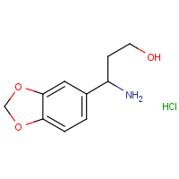 CAS:113511-49-2 | OR307625 | 3-Amino-3-benzo[1,3]dioxol-5-yl-propan-1-ol hydrochloride