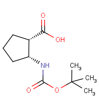 CAS:137170-89-9 | OR307675 | (1S,2R)-2-(tert-Butoxycarbonylamino)cyclopentanecarboxylic acid