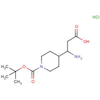 CAS: 1431365-41-1 | OR307687 | 3-Amino-3-[1-(tert-butoxycarbonyl)piperidin-4-yl]propanoic acid hydrochloride