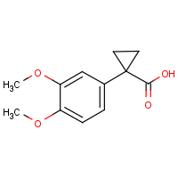 CAS:862821-16-7 | OR307749 | 1-(3,4-Dimethoxyphenyl)cyclopropanecarboxylic acid