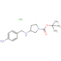 CAS:1266226-12-3 | OR307773 | 3-(4-aminobenzylamino)pyrrolidine-1-carboxylic acid tert-butyl ester hydrochloride