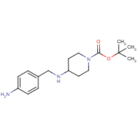 CAS:1189106-71-5 | OR307774 | 4-(4-amino-benzylamino)-piperidine-1-carboxylic acid  tert-butyl ester