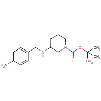 CAS: 1189105-72-3 | OR307776 | 3-(4-aminobenzylamino)-piperidine-1-carboxylic acid  tert-butyl ester