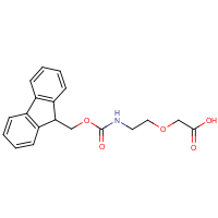 CAS: 260367-12-2 | OR307806 | 2-(2-(((9H-Fluoren-9-yl)methoxy)carbonylamino)ethoxy)acetic acid