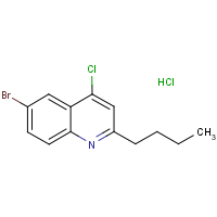 CAS: 1171071-46-7 | OR307874 | 6-Bromo-4-chloro-2-butylquinoline hydrochloride