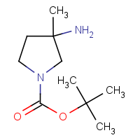 CAS: 1158758-59-8 | OR308142 | tert-Butyl 3-amino-3-methylpyrrolidine-1-carboxylate