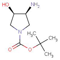 CAS: 138026-97-8 | OR308147 | tert-Butyl (cis)-3-amino-4-hydroxypyrrolidine-1-carboxylate