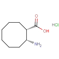 CAS:522644-10-6 | OR308206 | (1S,2R)-2-Amino-cyclooctanecarboxylic acid hydrochloride
