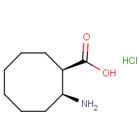 CAS:522644-08-2 | OR308207 | (1R,2S)-2-Amino-cyclooctanecarboxylic acid hydrochloride