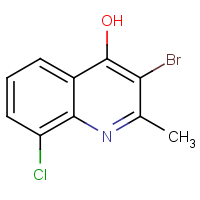 CAS:1333252-07-5 | OR308241 | 3-Bromo-8-chloro-4-hydroxy-2-methylquinoline