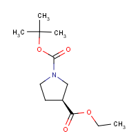 CAS:  | OR309152 | [S] 1-Boc-Pyrrolidine-3-carboxylic acid ethyl ester