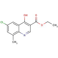 CAS: 228728-86-7 | OR309209 | 6-Chloro-4-hydroxy-8-methylquinoline-3-carboxylic acid ethyl ester