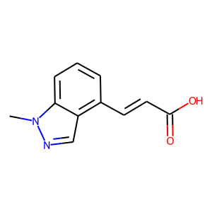 CAS: 1159511-67-7 | OR30923 | (2E)-3-(1-Methyl-1H-indazol-4-yl)acrylic acid
