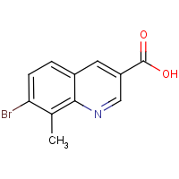 CAS: 1189107-65-0 | OR309317 | 7-Bromo-8-methylquinoline-3-carboxylic acid
