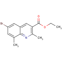 CAS: 1189106-89-5 | OR309318 | 6-Bromo-2,8-dimethylquinoline-3-carboxylic acid ethyl ester