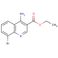 CAS: 1242260-89-4 | OR309354 | 4-Amino-8-bromoquinoline-3-carboxylic acid ethyl ester