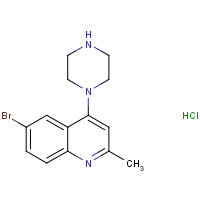 CAS: 1333256-43-1 | OR309377 | 6-Bromo-2-methyl-4-(piperazin-1-yl)quinoline Hydrochloride
