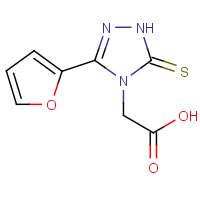 CAS:110167-66-3 | OR309410 | (3-Furan-2-yl-5-thioxo-1,5-dihydro-[1,2,4]triazol-4-yl)-acetic acid