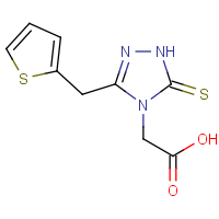 CAS: 892874-27-0 | OR309411 | (3-Thiophen-2-ylmethyl-5-thioxo-1,5-dihydro-[1,2,4]triazol-4-yl)-acetic acid