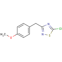 CAS:1029718-72-6 | OR309413 | 5-Chloro-3-[(4-methoxyphenyl)methyl]-1,2,4-thiadiazole