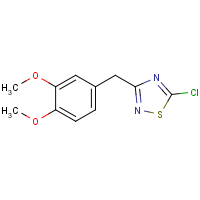 CAS:1221342-59-1 | OR309415 | 5-Chloro-3-[(3,4-dimethoxyphenyl)methyl]-1,2,4-thiadiazole