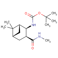 CAS: 1027343-56-1 | OR309438 | tert-Butyl (1R,2R,3S,5R)-(2-methylaminocarbonyl-6,6-dimethylbicyclo[3.1.1]hept-3-yl)-carbamate