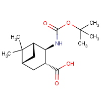CAS: 1027343-75-4 | OR309443 | (1R,2R,3R,5R)-(2-tert-Butoxycarbonylamino)-6,6-dimethylbicyclo[3.1.1]heptan-3-carboxylic acid