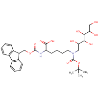 CAS: 1078721-99-9 | OR309447 | 6-[tert-butoxycarbonyl-(2,3,4,5,6-pentahydroxy-hexyl)-amino]-2-(9H-fluoren-9-ylmethoxycarbonylamino)-hexanoic acid