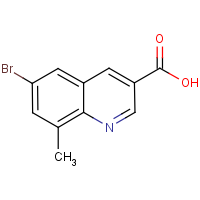 CAS: 1189107-62-7 | OR309466 | 6-Bromo-8-methylquinoline-3-carboxylic acid