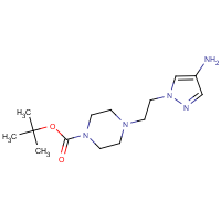 CAS: 1171901-11-3 | OR30958 | 4-[2-(4-Amino-1H-pyrazol-1-yl)ethyl]piperazine, N1-BOC protected
