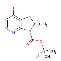 CAS: 2366997-11-5 | OR31000 | (2S)-4-Iodo-2-methyl-2,3-dihydropyrrolo[2,3-b]pyridine, N-BOC protected