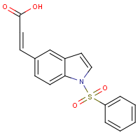 CAS: 1372762-53-2 | OR310079 | 3-(1-Benzenesulfonyl-1H-indol-5-yl)-acrylic acid