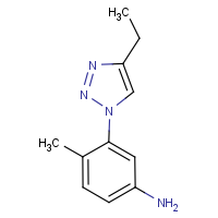 CAS: 1353878-18-8 | OR310116 | 3-(4-Ethyl-1H-1,2,3-triazol-1-yl)-4-methylaniline